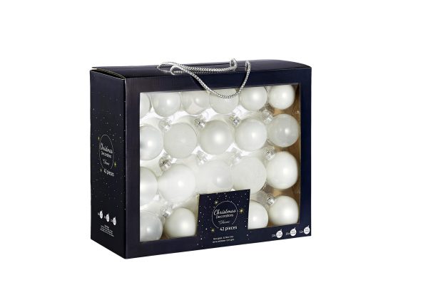Julgranskulor vita 42-pack