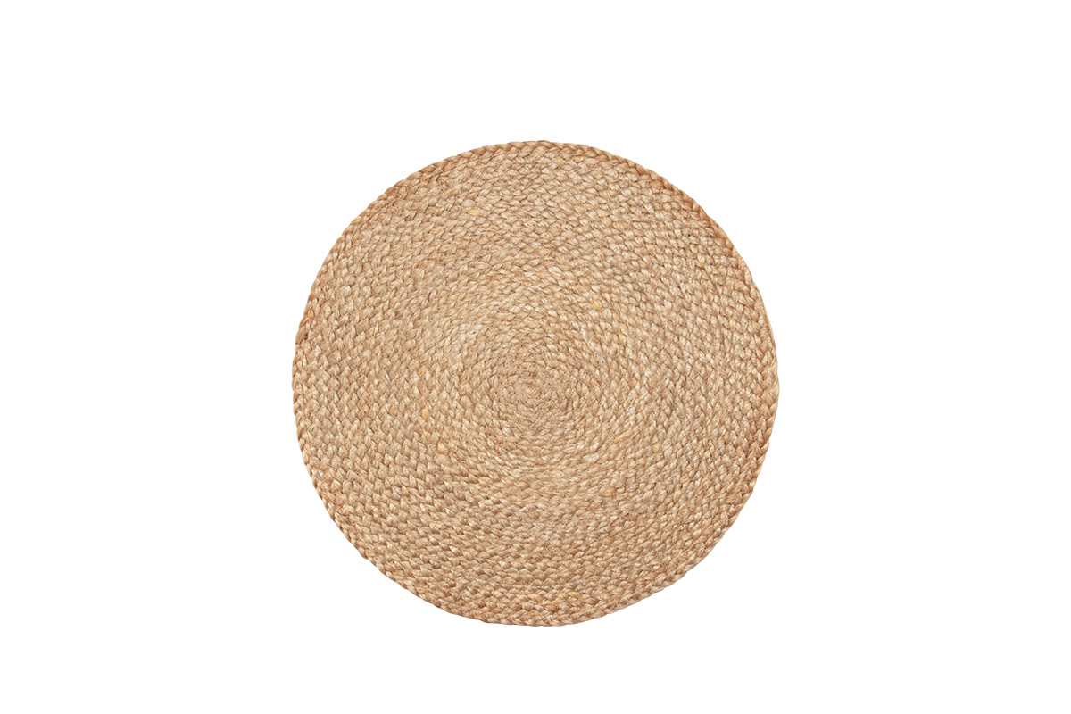 Julgransmatta i jute