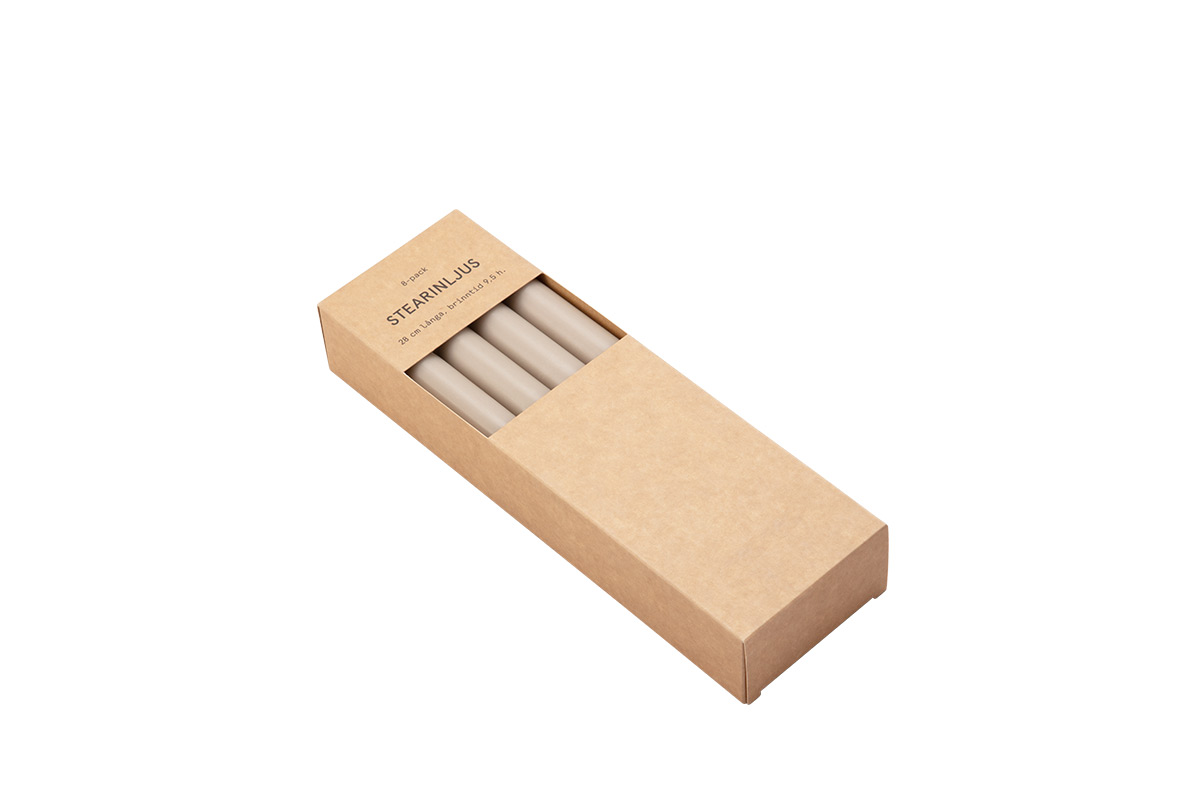 Långa Stearinljus 8-pack